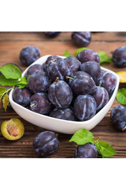 Слива Блек Джем - темно-фіолетові плоди з восковим нальотом